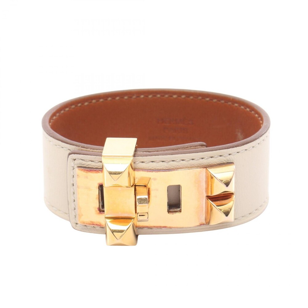 Hermes Collier De Chien 24 Bangle Gold #272610H51B